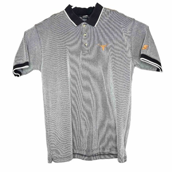 STARTER Other - Texas Longhorns Starter Polo Shirt Mens Med Gray